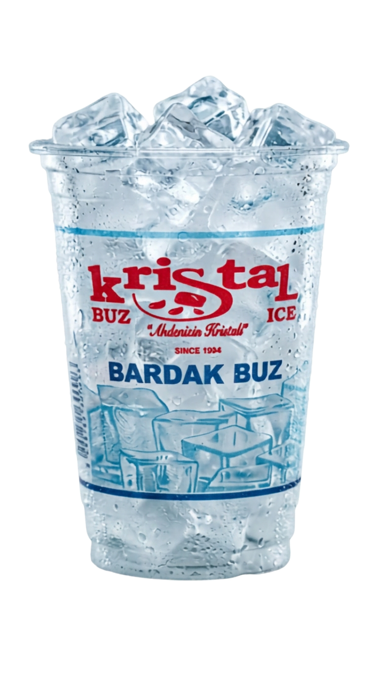 Kristal Buz Bardak Buz ürünü